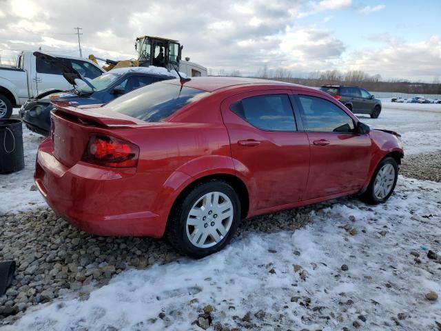 1C3CDZAB3DN675733 - 2013 DODGE AVENGER SE RED photo 3