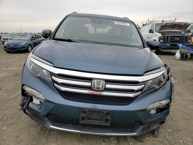 5FNYF6H01JB005154 - 2018 HONDA PILOT ELITE BLUE photo 5