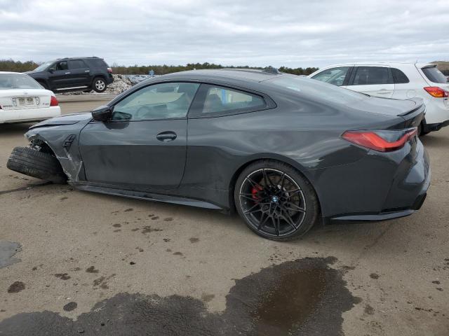 WBS43AZ07RCP39873 - 2024 BMW M4 COMPETITION GRAY photo 2