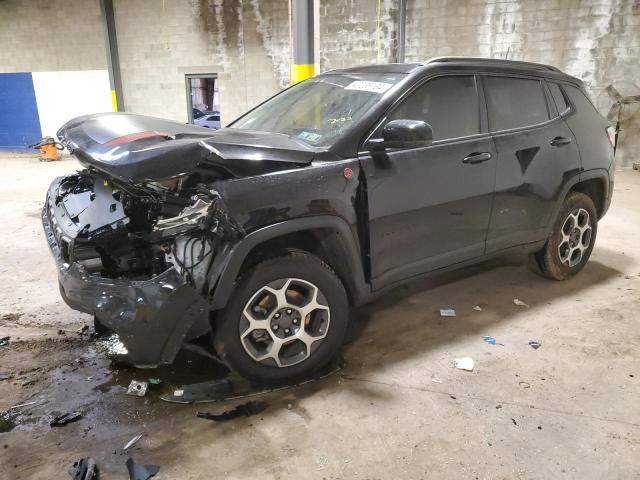 3C4NJDDBXNT226126 - 2022 JEEP COMPASS TRAILHAWK BLACK photo 1