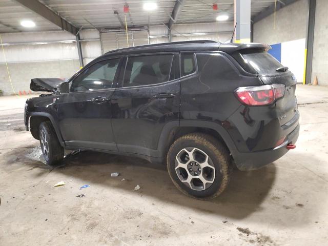 3C4NJDDBXNT226126 - 2022 JEEP COMPASS TRAILHAWK BLACK photo 2