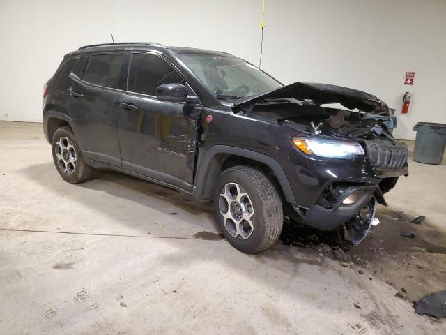 3C4NJDDBXNT226126 - 2022 JEEP COMPASS TRAILHAWK BLACK photo 4