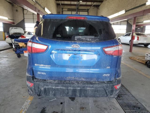 MAJ6S3GL2MC404062 - 2021 FORD ECOSPORT SE BLUE photo 6