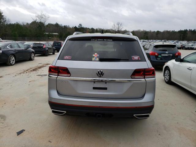 1V2ER2CA3MC526363 - 2021 VOLKSWAGEN ATLAS SEL SILVER photo 6
