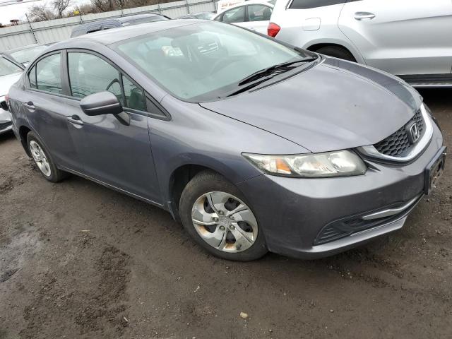 19XFB2F55EE218260 - 2014 HONDA CIVIC LX GRAY photo 4