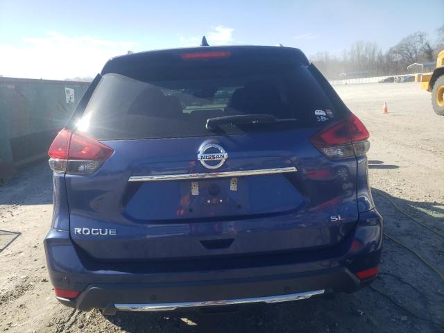 5N1AT2MT3KC742952 - 2019 NISSAN ROGUE S BLUE photo 6