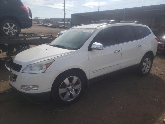 1GNKVLED4BJ184306 - 2011 CHEVROLET TRAVERSE LTZ WHITE photo 1