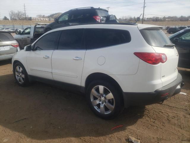 1GNKVLED4BJ184306 - 2011 CHEVROLET TRAVERSE LTZ WHITE photo 2