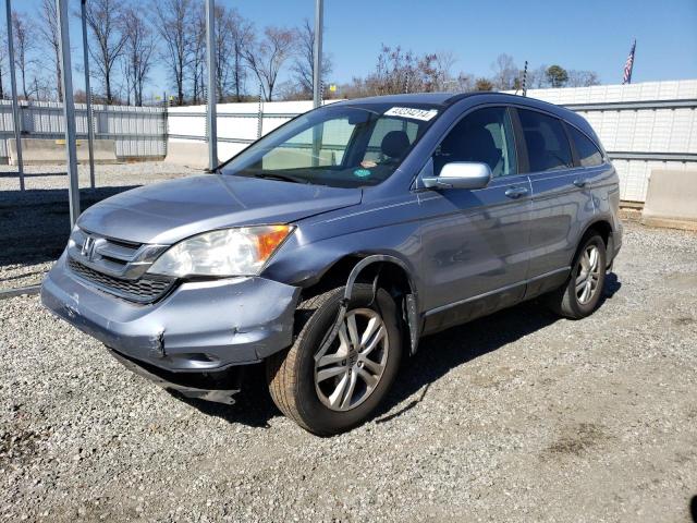 5J6RE3H74BL057437 - 2011 HONDA CR-V EXL BLUE photo 1