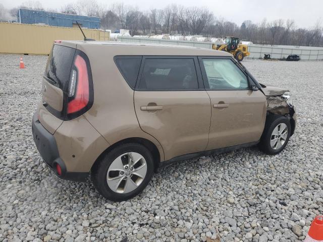 KNDJN2A28F7201517 - 2015 KIA SOUL TAN photo 3