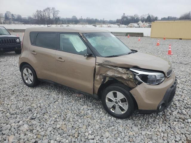 KNDJN2A28F7201517 - 2015 KIA SOUL TAN photo 4