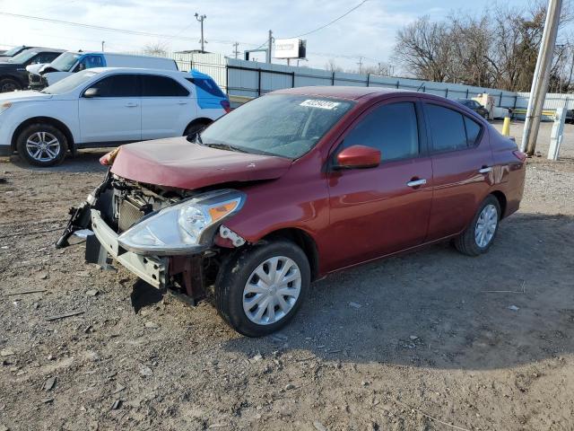 3N1CN7AP8KL852155 - 2019 NISSAN VERSA S RED photo 1