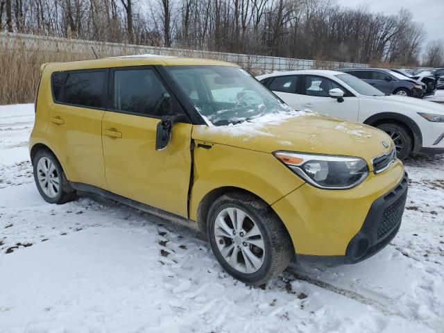 KNDJP3A54E7027129 - 2014 KIA SOUL + YELLOW photo 4