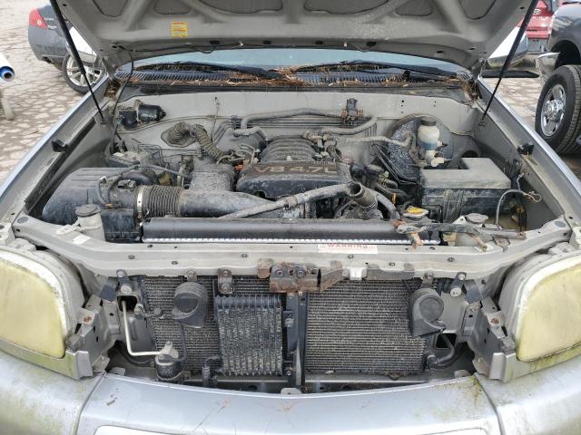 5TBRT34155S466328 - 2005 TOYOTA TUNDRA ACCESS CAB SR5 SILVER photo 11