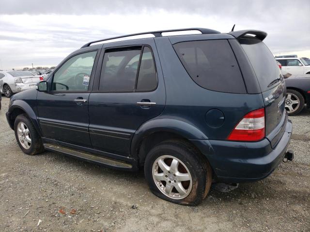 4JGAB75E62A322145 - 2002 MERCEDES-BENZ ML 500 BLUE photo 2