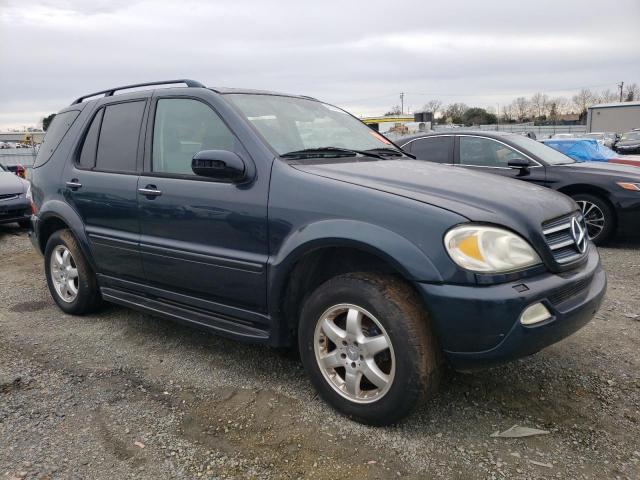 4JGAB75E62A322145 - 2002 MERCEDES-BENZ ML 500 BLUE photo 4