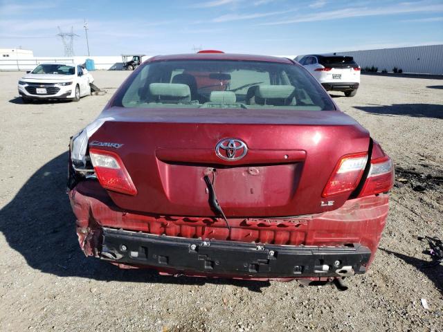 4T1BE46K08U227991 - 2008 TOYOTA CAMRY CE BURGUNDY photo 6