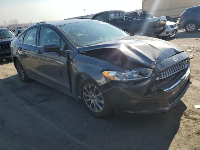 3FA6P0G73FR244653 - 2015 FORD FUSION S GRAY photo 4