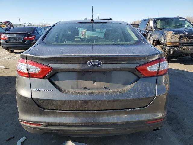 3FA6P0G73FR244653 - 2015 FORD FUSION S GRAY photo 6