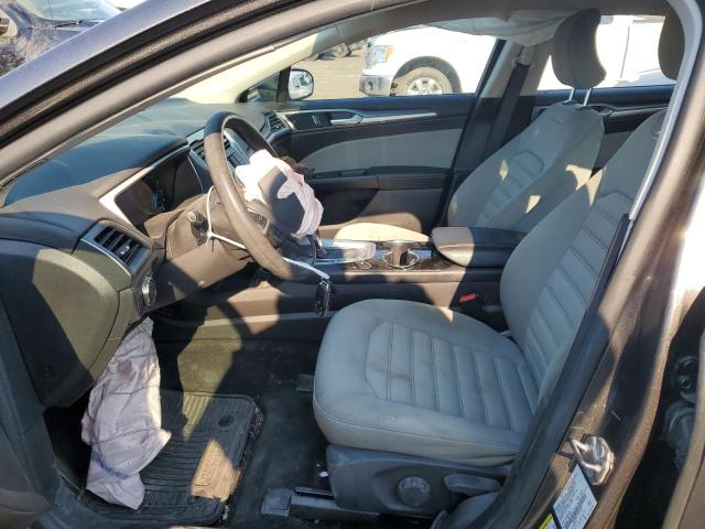 3FA6P0G73FR244653 - 2015 FORD FUSION S GRAY photo 7