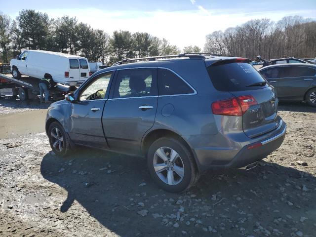 2HNYD2H22BH543660 - 2011 ACURA MDX GRAY photo 2