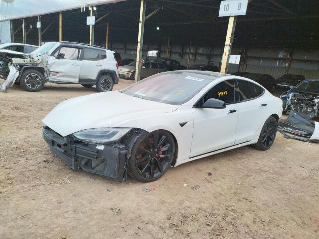 5YJSA1E20HF219348 - 2017 TESLA MODEL S Սպիտակ լուսանկար 1