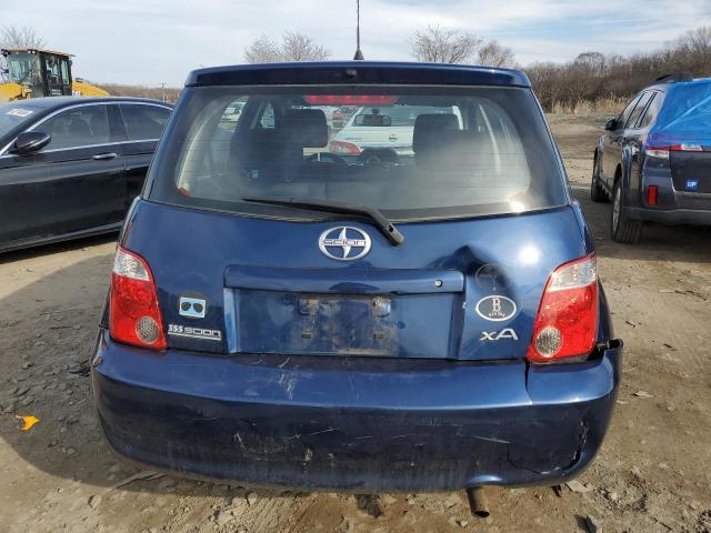 JTKKT624X60169785 - 2006 TOYOTA SCION XA BLUE photo 6