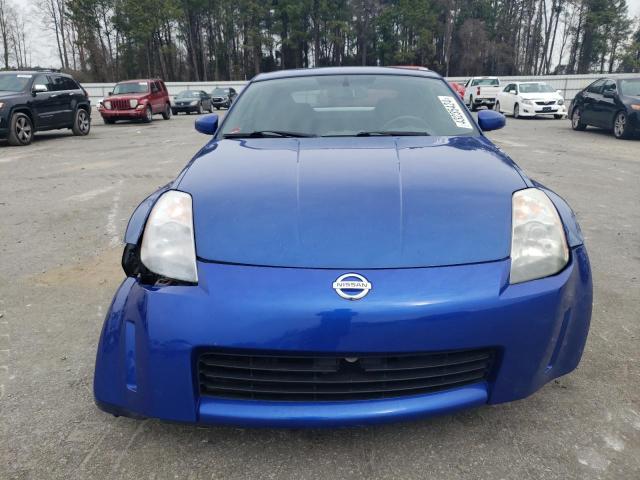 JN1AZ34DX4M101492 - 2004 NISSAN 350Z COUPE BLUE photo 5