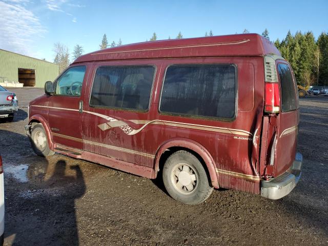 1GBFG15RXW1003059 - 1998 CHEVROLET EXPRESS G1 BURGUNDY photo 2