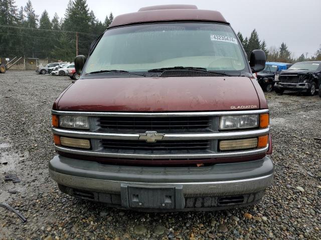 1GBFG15RXW1003059 - 1998 CHEVROLET EXPRESS G1 BURGUNDY photo 5