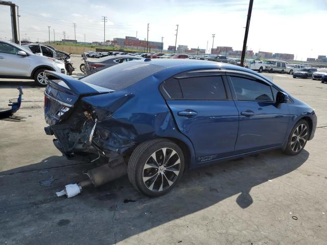 2HGFB6E59DH711498 - 2013 HONDA CIVIC SI BLUE photo 3