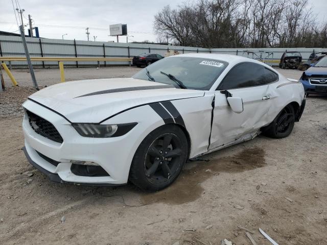 1FA6P8AM8F5352461 - 2015 FORD MUSTANG WHITE photo 1