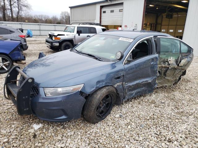 1FAHP2MK5DG212871 - 2013 FORD TAURUS POLICE INTERCEPTOR BLUE photo 1