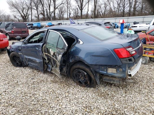 1FAHP2MK5DG212871 - 2013 FORD TAURUS POLICE INTERCEPTOR BLUE photo 2