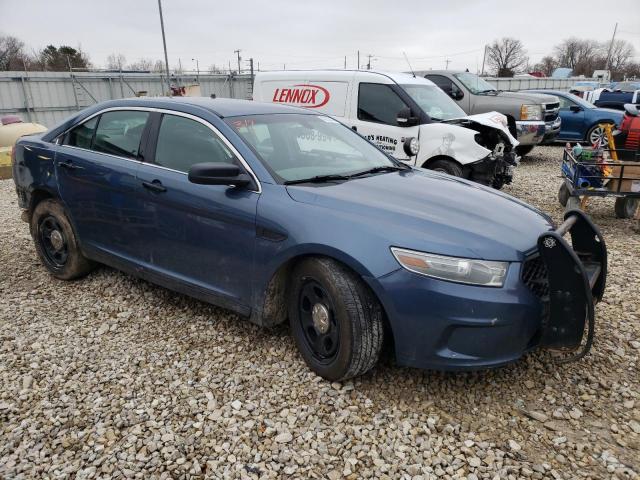 1FAHP2MK5DG212871 - 2013 FORD TAURUS POLICE INTERCEPTOR BLUE photo 4