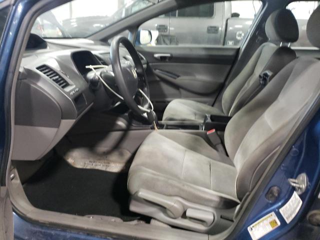 1HGFA16596L150603 - 2006 HONDA CIVIC LX BLUE photo 7