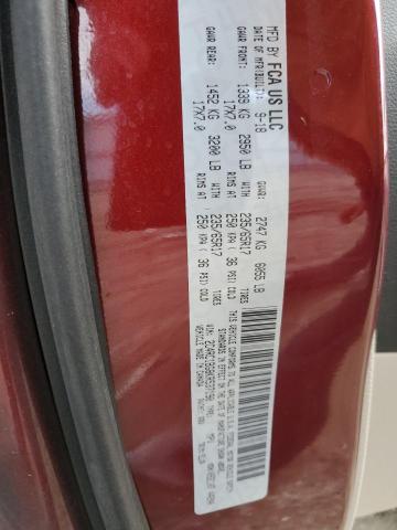 2C4RC1BG8KR537190 - 2019 CHRYSLER PACIFICA TOURING L Tünd qırmızı foto 13