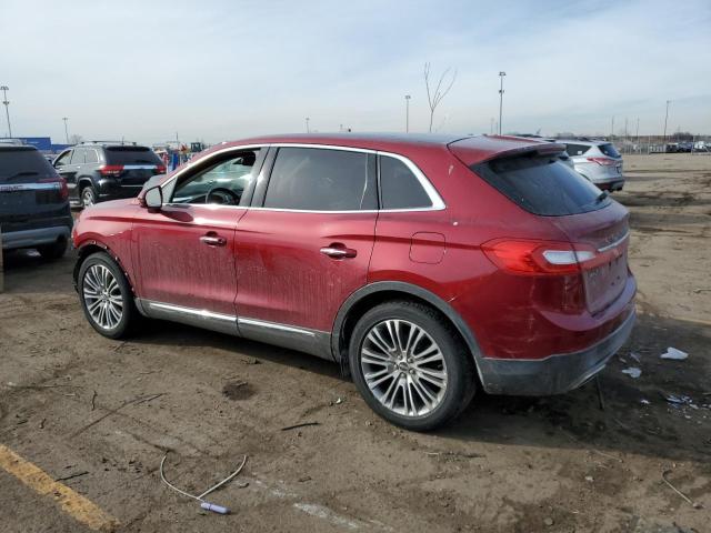 2LMPJ6LR5HBL41140 - 2017 LINCOLN MKX RESERVE Qırmızı foto 2