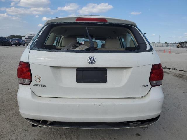 3VWPL7AJ8EM604533 - 2014 VOLKSWAGEN JETTA TDI WHITE photo 6