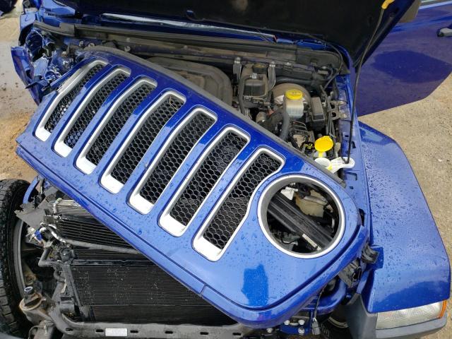 1C4HJXEN3JW176648 - 2018 JEEP WRANGLER U SAHARA BLUE photo 11