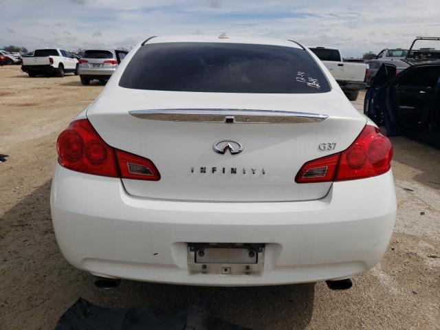 JNKCV61EX9M310687 - 2009 INFINITI G37 BASE WHITE photo 6