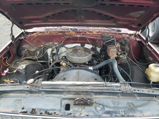 1GBHC34M6CV107932 - 1982 CHEVROLET C30 MAROON photo 11