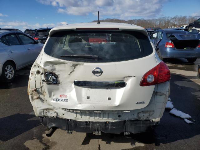 JN8AS5MV2BW265217 - 2011 NISSAN ROGUE S WHITE photo 6