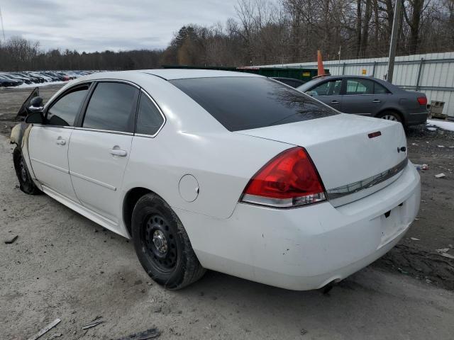 2G1WD5EM6A1222077 - 2010 CHEVROLET IMPALA POLICE WHITE photo 2