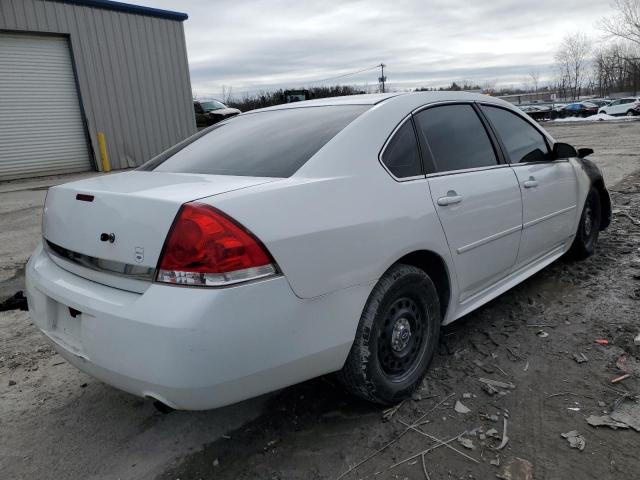 2G1WD5EM6A1222077 - 2010 CHEVROLET IMPALA POLICE WHITE photo 3