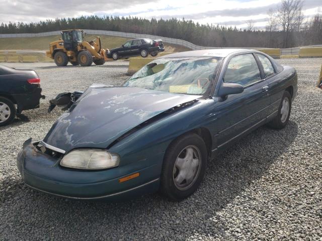 2G1WW12M7V9175480 - 1997 CHEVROLET MONTE CARL LS GREEN photo 2