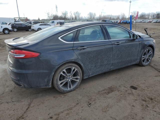 3FA6P0D98LR110318 - 2020 FORD FUSION TITANIUM BLACK photo 3