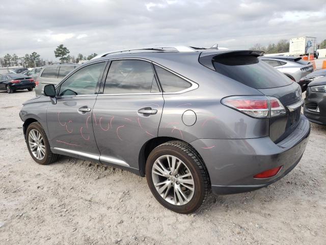 2T2ZK1BA6DC119465 - 2013 LEXUS RX 350 GRAY photo 2