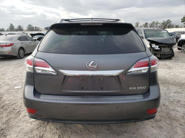 2T2ZK1BA6DC119465 - 2013 LEXUS RX 350 GRAY photo 6