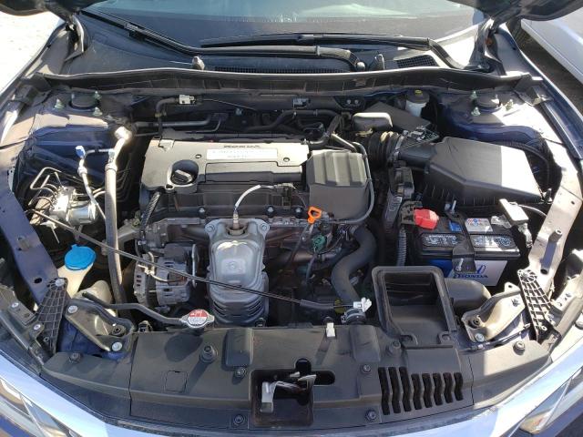 1HGCR2F37GA019232 - 2016 HONDA ACCORD LX BLUE photo 11